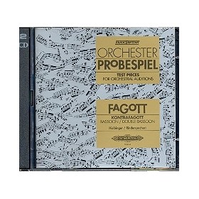 Orchester probespiel (repertorio orquestal) fagot (3cd)