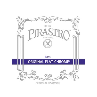 Cuerda contrabajo Pirastro Original Flat-Chrome Orchestra 347220 2ª Re Medium 3/4