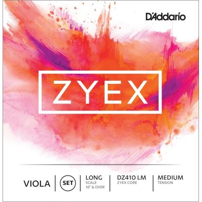 Cuerda viola D'Addario Zyex DZ413LL 3ª Sol Long Light