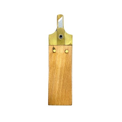 Marcador de canal de dos cuchillas con mango de madera 060020