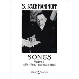 Rachmaninoff s. canciones con acompañamiento para piano v.1 edit.boosey hawkes