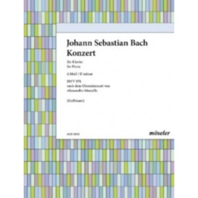 Bach, Concierto en re m BWV 974 para piano (Ed. Mosseler)