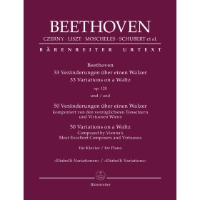 Beethove. 33 variaciones en un vals op. 120/50 variaciones en un vals compuesto por los c