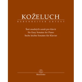 Kozeluch. seis sonatas para piano. ed.barenreiter