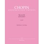 Chopin. barcarolle para piano. ed. barenreiter
