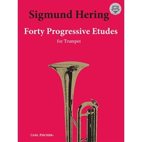 Hering Sigmund. 40 estudios de trompeta progresivo (con audio) C. Fischer