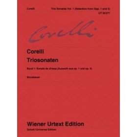 Corelli, Trio Sonata Vol. 1 para 2 violines, cello y piano (Ed. Wiener Urtext)