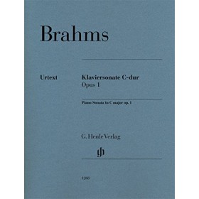 Brahms Piano Sonata C major op. 1 Urtext Edit. Henle Verlag
