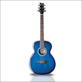SL29BK - Guitarra Acustica  Tipo Apx Negra Con Afinador - Ashton