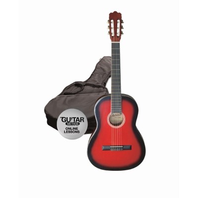 SPCG12TRB - Pack Guitarra Clasica 1/2 Roja Oferta