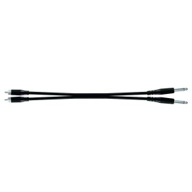 CABLE IN.2JACK M/2RCAM 1,8M BU