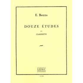 Bozza, 12 Estudios para clarinete (Ed. Leduc)