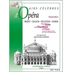 Ghidoni. Arias celebres vol. 1 para fl y piano con CD (Ed. Leduc)