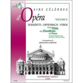 Ghidoni. Arias celebres vol. 2 para fl y piano con CD (Ed. Leduc)