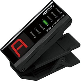 Seiko STX5E – Afinador crómatico de pinza, color negro (ultima unidad)
