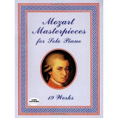 Mozart, Masterpieces. 19 works para piano (Ed. Dover)