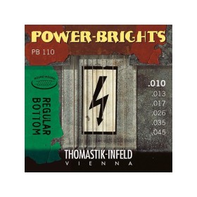 Set de cuerdas guitarra eléctrica Thomastik Power-brights PB110 medium-light