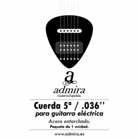 5ª CUERDA ADMIRA PARA GUITARRA ELÉCTRICA CA505E
