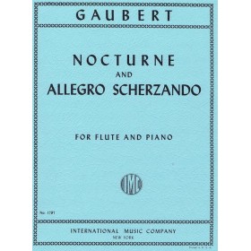 Gaubert, Nocturno y Allegro Scherzando para flauta y piano (Ed. IMC)