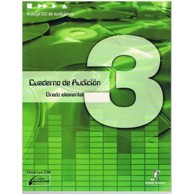 Cuaderno de audicion 3º (grado elemental) (inc.cd) (lopez/ca