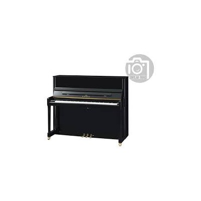 Piano acustico Kawai K-300 ATX4 (Herrajes plateados) negro pulido + banqueta