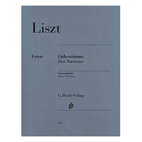 Liszt, Sueños de amor (3 nocturnos) para piano (Ed. Henle Verlag)