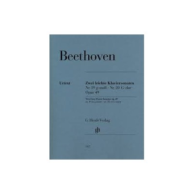 Beethoven, Sonatas op. 49 nº 19 y 20 para piano (Ed. Henle)