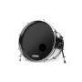Parche resonante negro para bombo de 20 pulgadas (508 mm) EQ3 Resonant de EVANS.