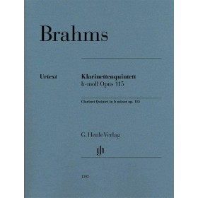Brahms J. Quinteto clarinete (Incluye partitura viola solista) Opus 115 en Sibm (Partituras)