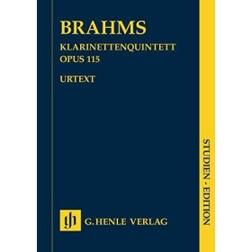 Brahms J. Quinteto clarinete Opus 115 (Score)