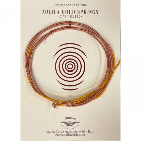 Set de cuerdas contrabajo Aquila Gold Springs Sol + Re