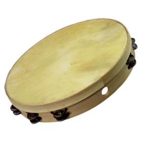 Pandereta (frame drum) Ø50 cm, madera, doble