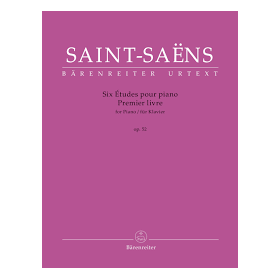 Saint Saens. 6 estudios para piano op.52 (Ed. Barenreiter)