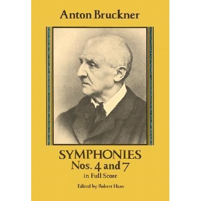 Brucknersinfonias nº 4 y 7 para orquesta (partitura director