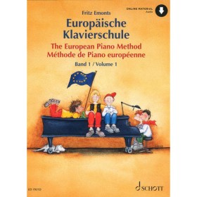 Emonts, Metodo Europeo de piano vol. 1 (audio descargable) Ed. Schott