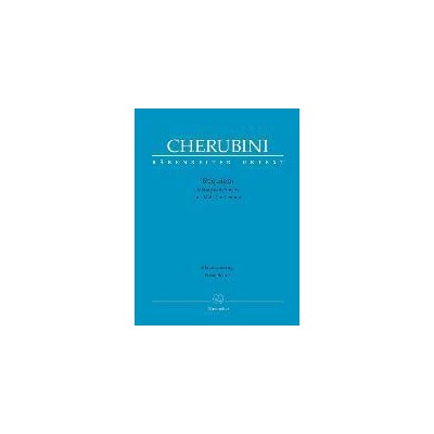 Cherubini, Requiem en do m para canto y piano (Barenreiter)