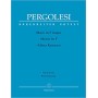 Pergolesi, Misa en Fa M. Misa Romana para canto y piano (Barenreiter)