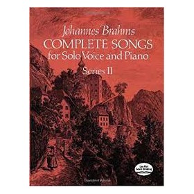 Brahms, J. Canciones 2º para canto y piano (Ed. Dover)