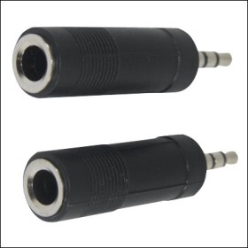 2612X2 Blister 1/4" Stereo F - 3.5mm Stereo M