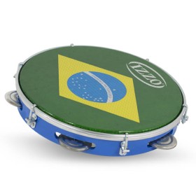 Pandeiro 10" Abs P/Brasil Izzo Ref. Iz3438