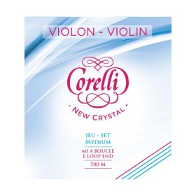 Cuerda violín Corelli Crystal 1ª Mi Bola Medium 4/4