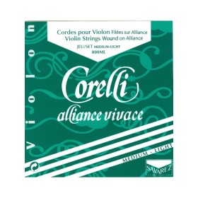 Cuerda violín Corelli Alliance Vivace 803ML 3ª Re Medium-Light 4/4