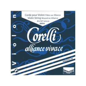 Cuerda violín Corelli Alliance Vivace 803M 3ª Re Medium 4/4