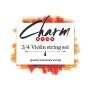 Cuerda violín For-Tune Charm 3ª Re plata Medium 1/4
