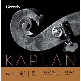 Set de cuerdas contrabajo D'Addario Kaplan K610 3/4