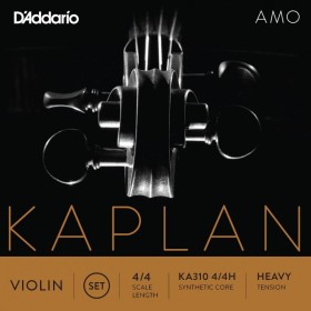 Set de cuerdas violín D'Addario Kaplan Amo KA310 Bola Heavy 4/4