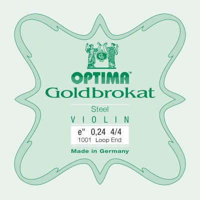 Cuerda violín Optima Goldbrokat 1001 1ª Mi lazo 0.24 Extra-light 4/4
