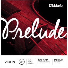 Set de cuerdas violín D'Addario Prelude J810 Bola Medium 1/16