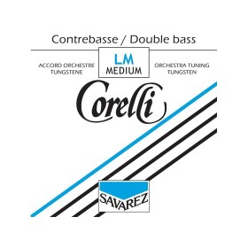 Cuerda contrabajo Corelli orquesta tungsteno 2ª Re Medium 372M 4/4