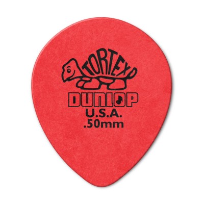 Bolsa 72 Púas Dunlop 413R-050 Tortex Teardrop 0.50mm